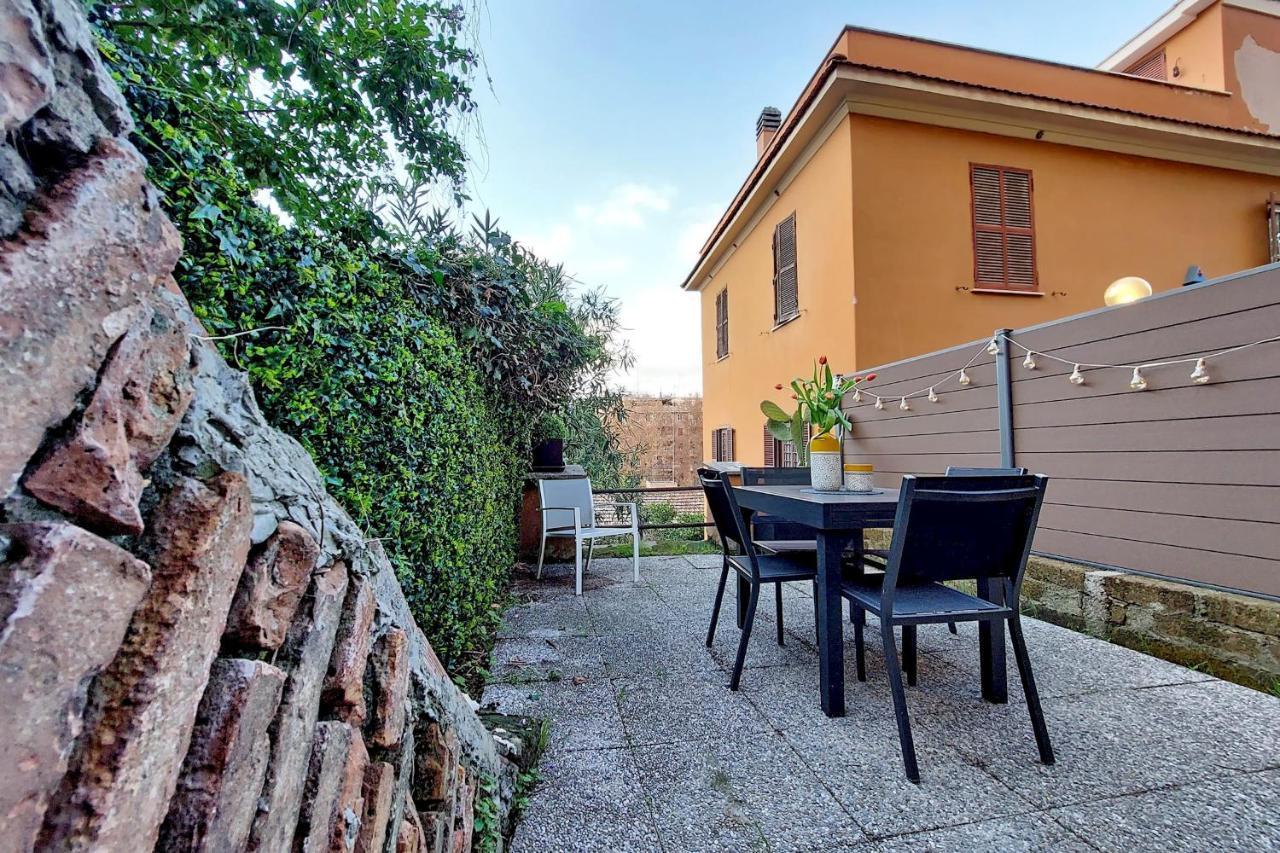 4Bnb - Cozy Vatican Loft With Terrace Rome Bagian luar foto