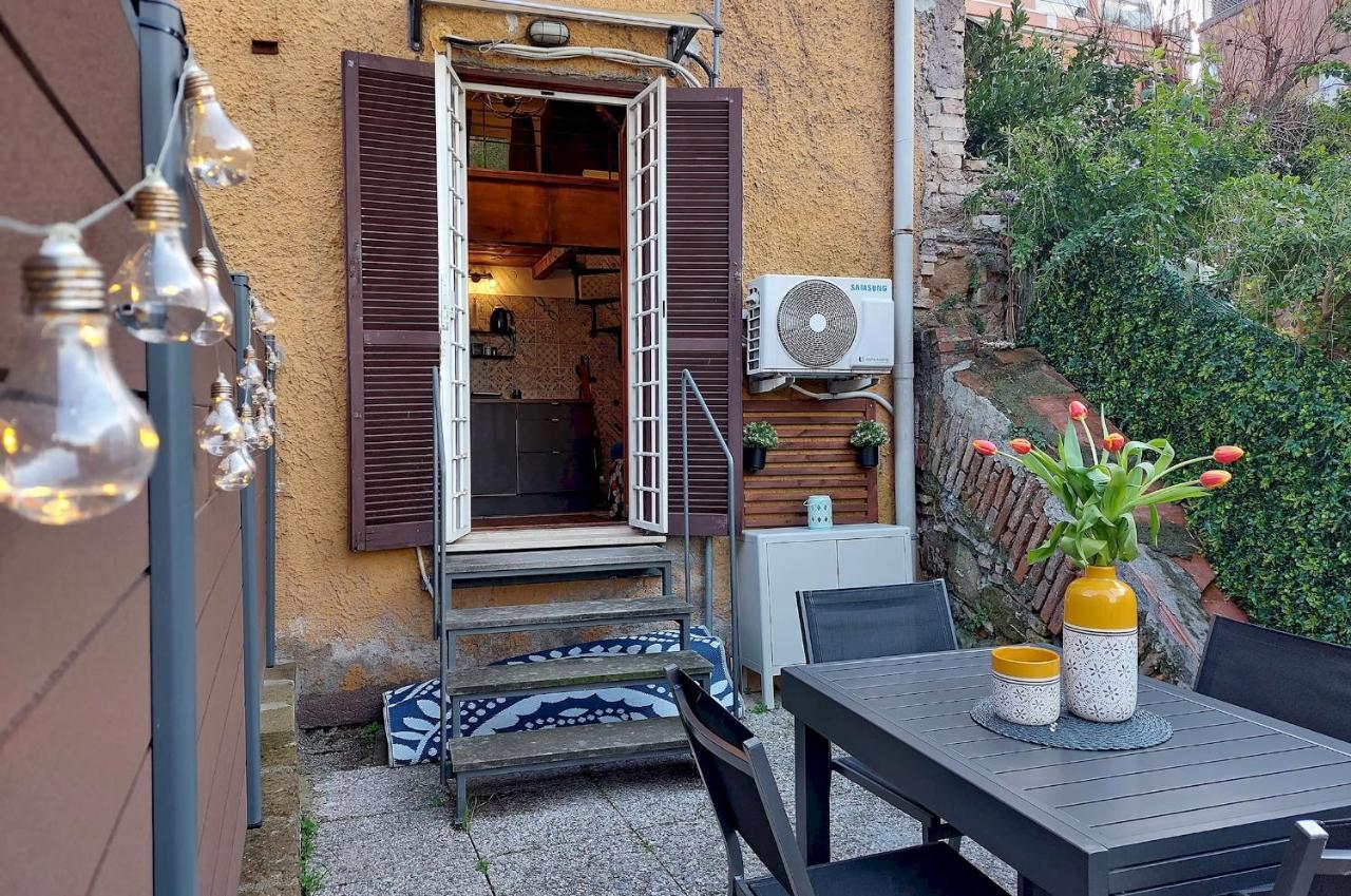 4Bnb - Cozy Vatican Loft With Terrace Rome Bagian luar foto