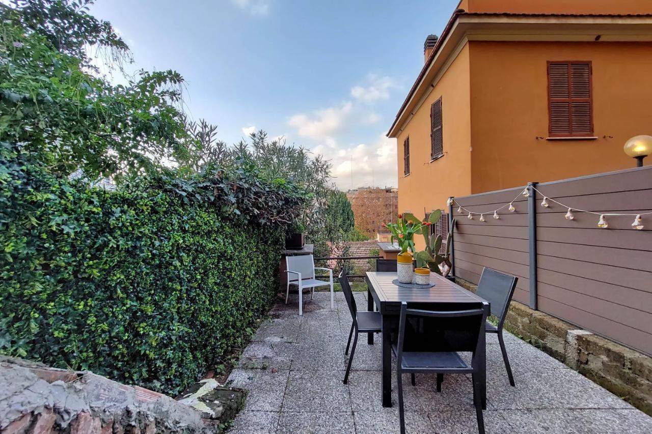 4Bnb - Cozy Vatican Loft With Terrace Rome Bagian luar foto