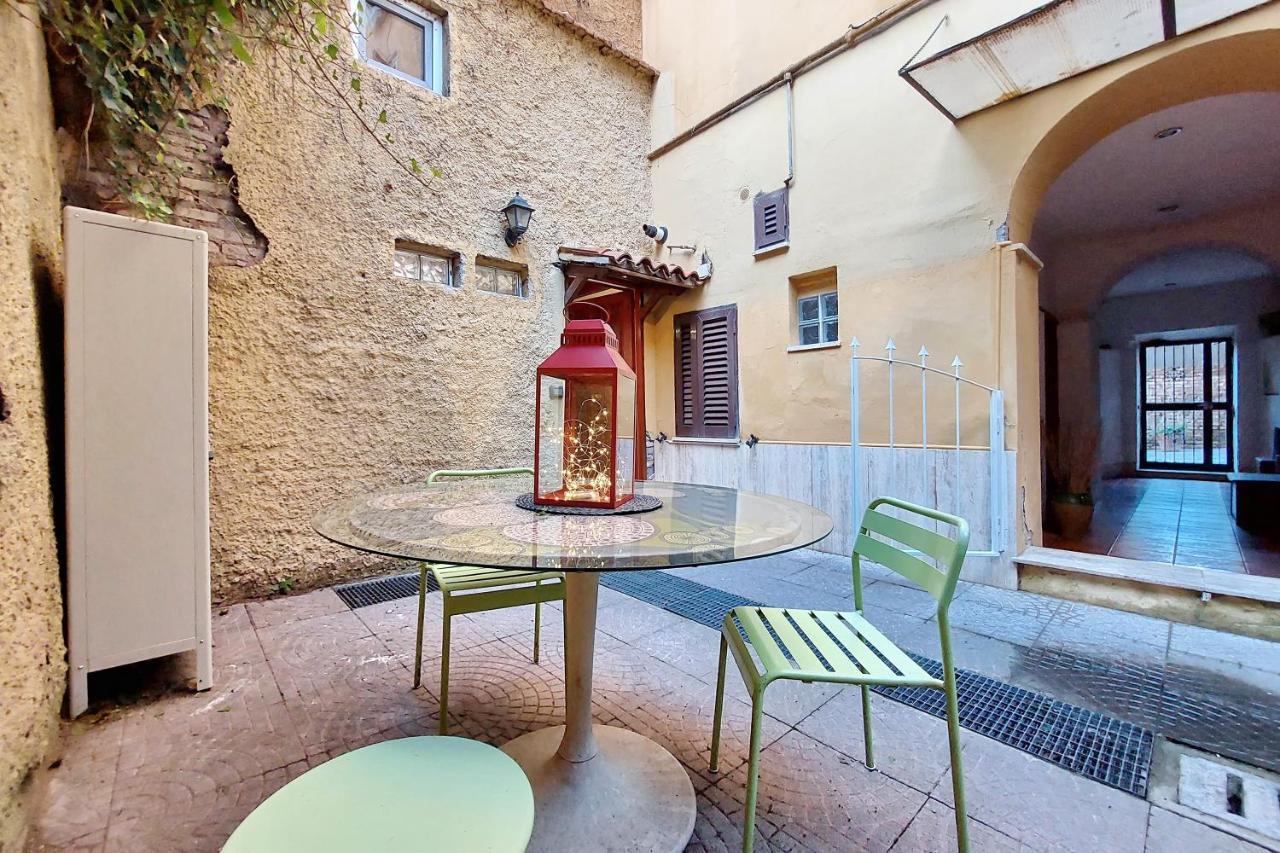 4Bnb - Cozy Vatican Loft With Terrace Rome Bagian luar foto